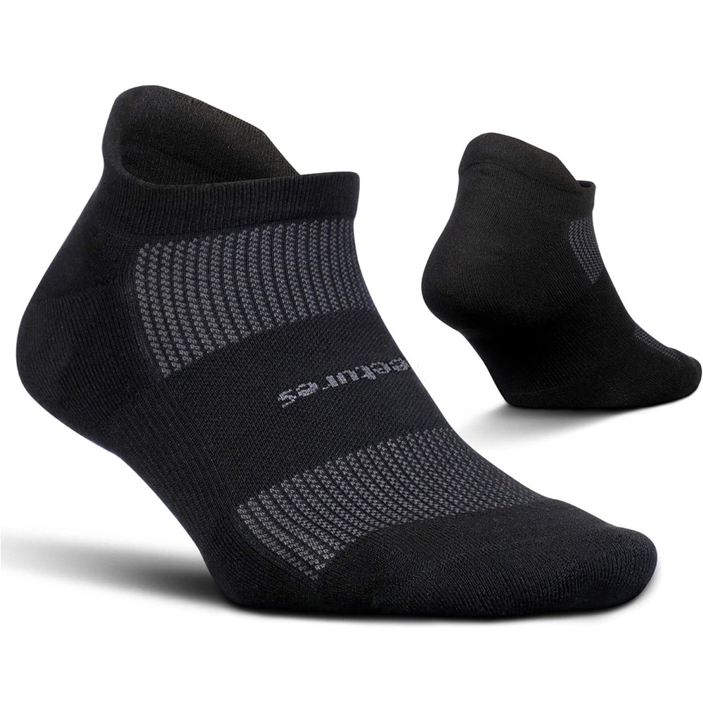 NWT Feetures High Performance Max Cushion Ankle Tab Sock - 3 Pack L